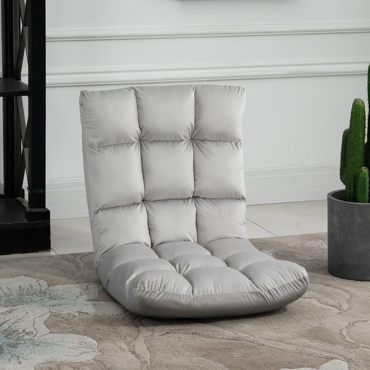 SCHLAFSESSEL DE-13370 Hellgrau - Hellgrau, Textil (55/53/71cm) - ComfortXL