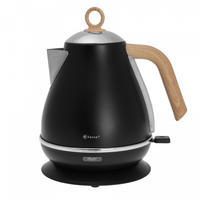 WASSERKOCHER ELEKTRISCH Schwarz 23/18/28 cm 93223 - Schwarz, Metall (18/28/23cm) - Kassel 