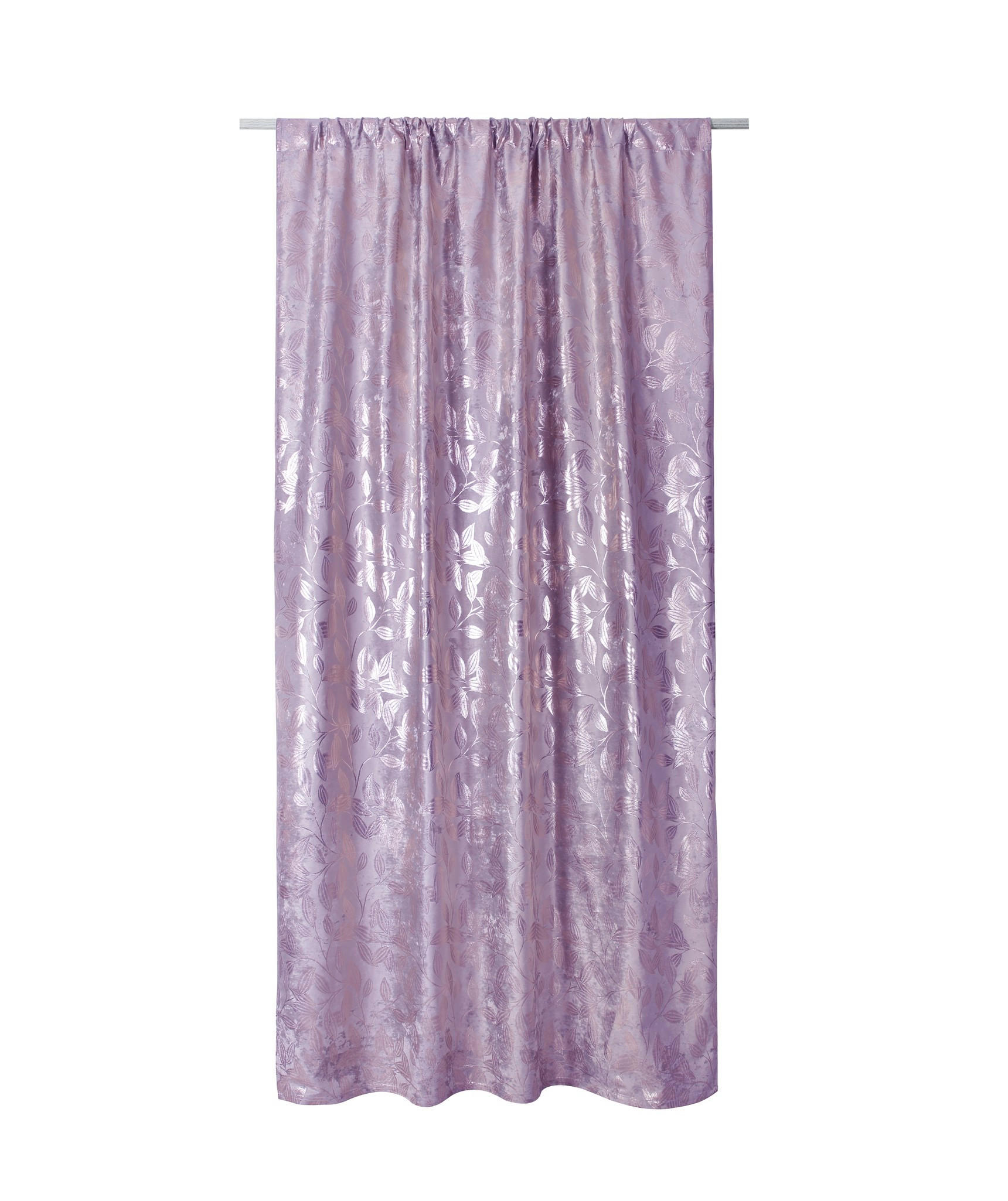 VORHANG Blomstela - Hellrosa, Textil (140/1/250cm) - home&you