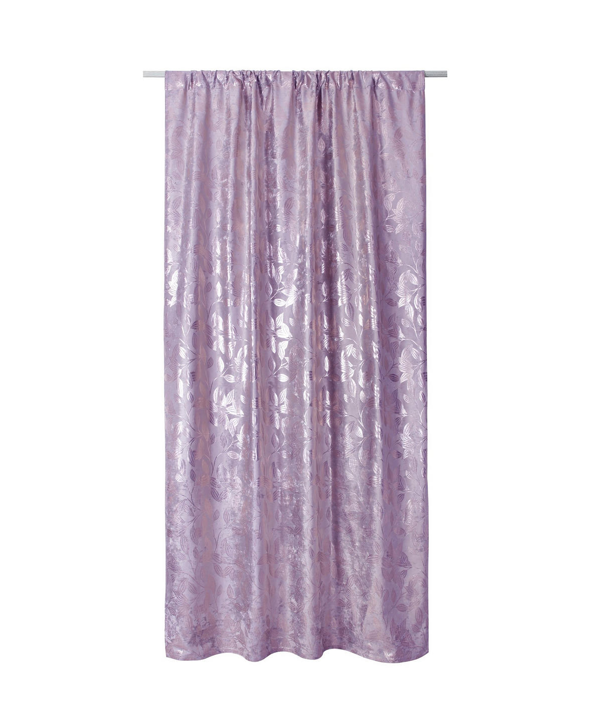 VORHANG Blomstela - Hellrosa, Textil (140/1/250cm) - home&you