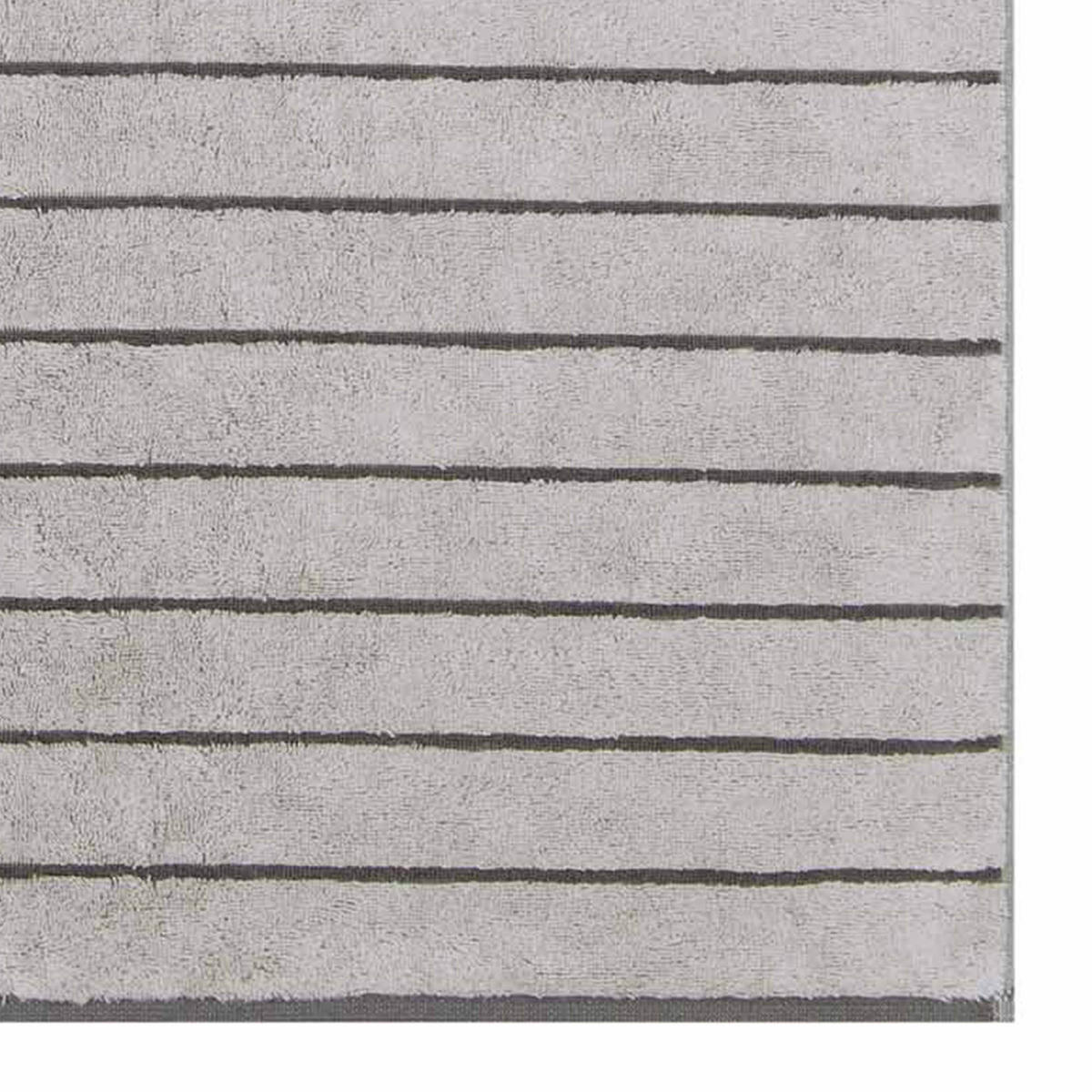 HANDTUCH BALANCE DOUBLEFACE 6232 PLATIN - 77 - Grau, Textil (50/100cm) - Cawoe