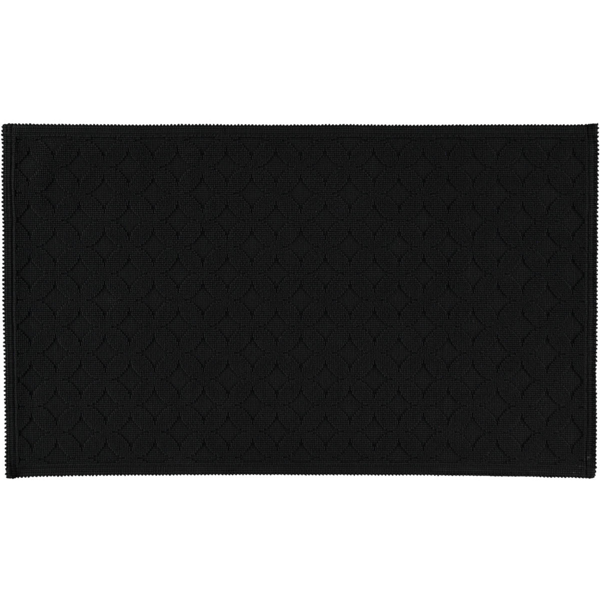 BADEMATTEN SEASIDE SCHWARZ - 15 - Schwarz, Textil (70/120cm) - Rhomtuft