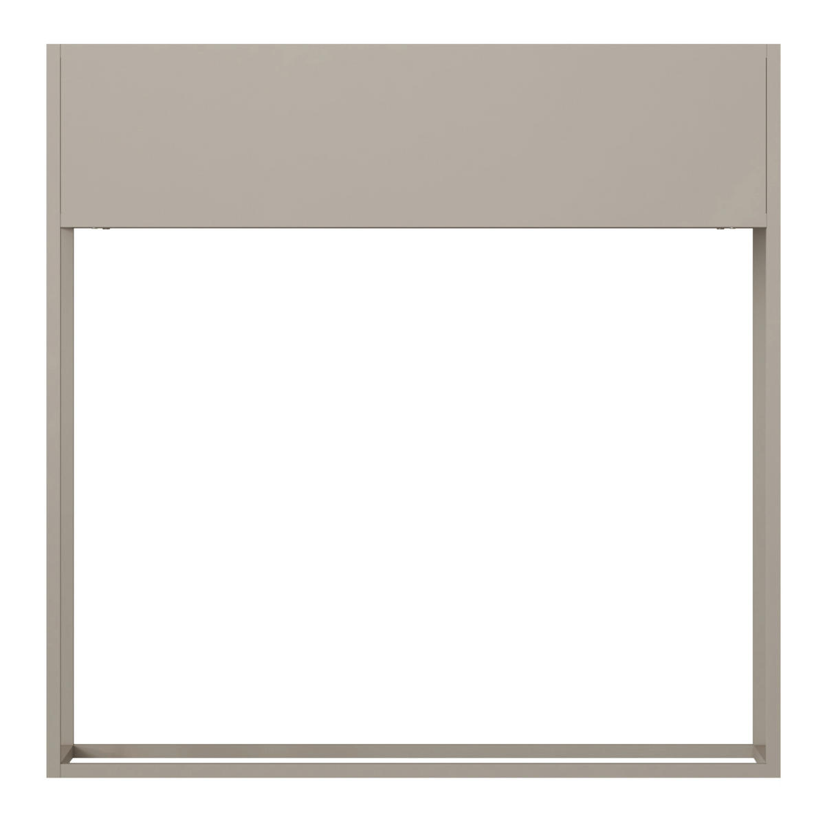 BLUMENSTÄNDER Joensuu - Hellgrau, Metall (80/80/25cm) - [en.casa]