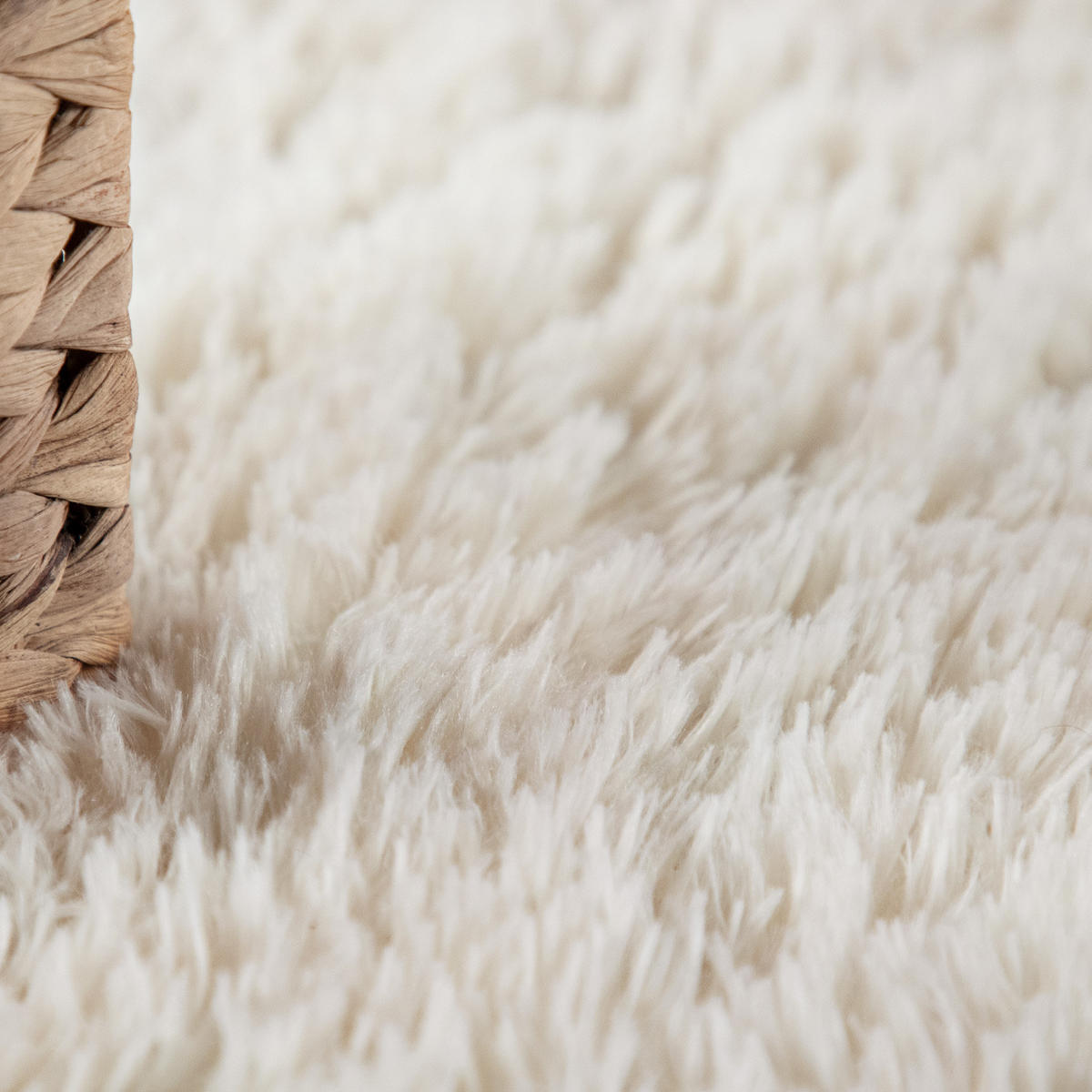 HOCHFLORTEPPICH 80/80 cm Silky 591 - Beige, Textil (80/80cm) - Paco Home