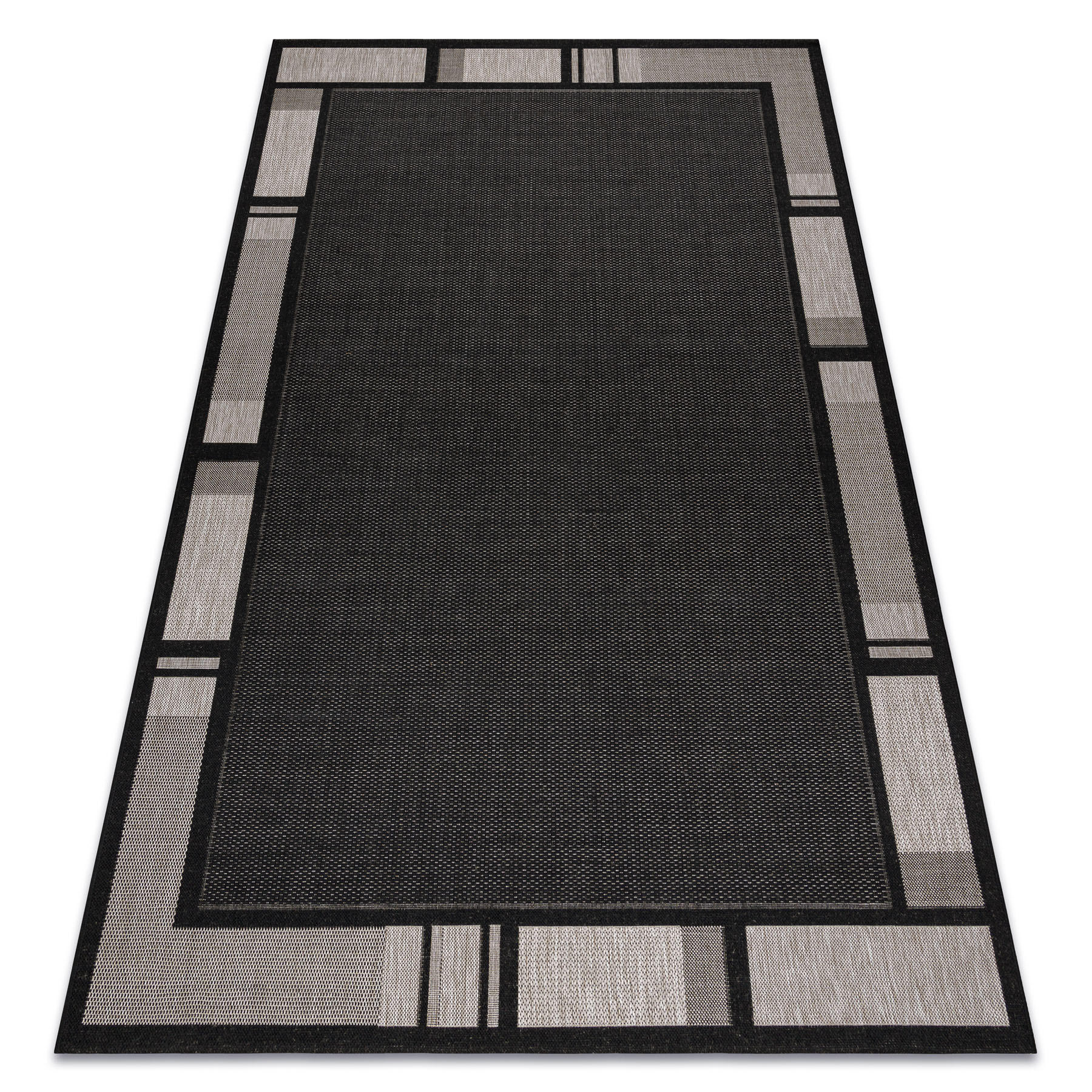 rugsX Teppich Schwarz 60x110 cm