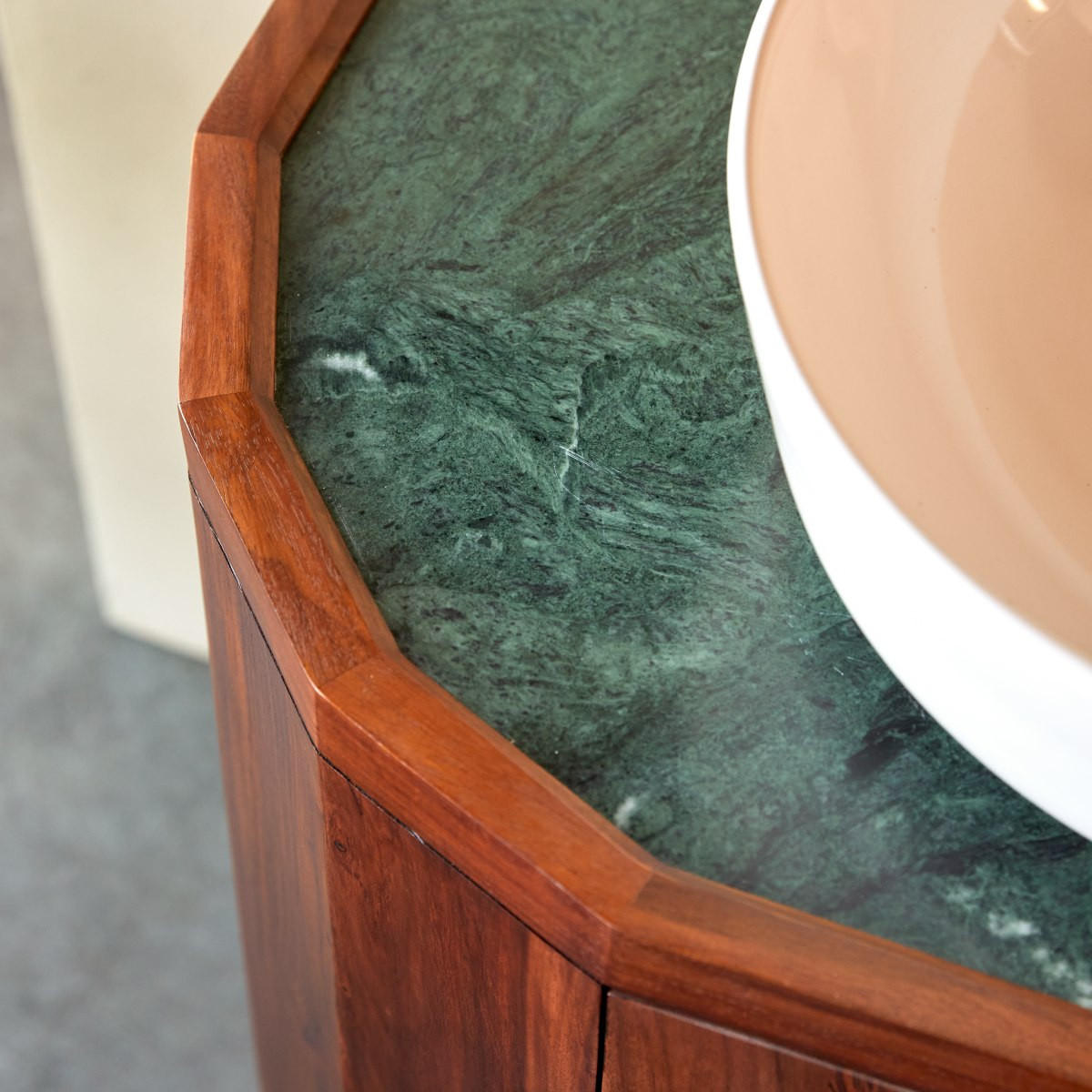 WASCHTISCHUNTERSCHRANK Jade Braun aus Palisander - Braun, Holz (120/80/53cm) - Tikamoon