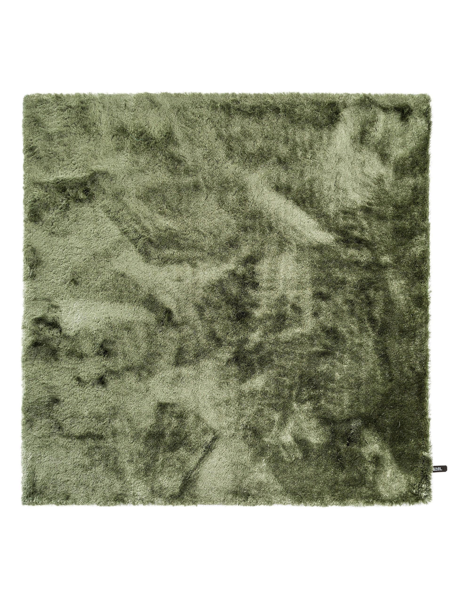 HOCHFLORTEPPICH Whisper Grün 200x200 cm - Grün, Textil (200/200cm) - benuta Nest