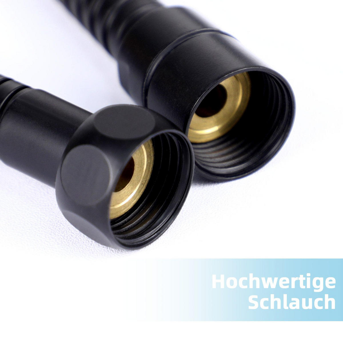 DUSCHKOPF Regendusche - Schwarz, Kunststoff (4/27/11cm) - Nettlife