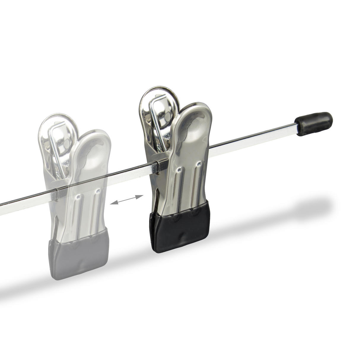 25XVEŠIAKY na nohavice - strieborná, kov/plast (2cm) - Relaxdays