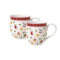 HENKELBECHER TOYS Toy's Delight bunt 390 ml 2er Set - Multicolor, Keramik (0.39L) - Villeroy & Boch