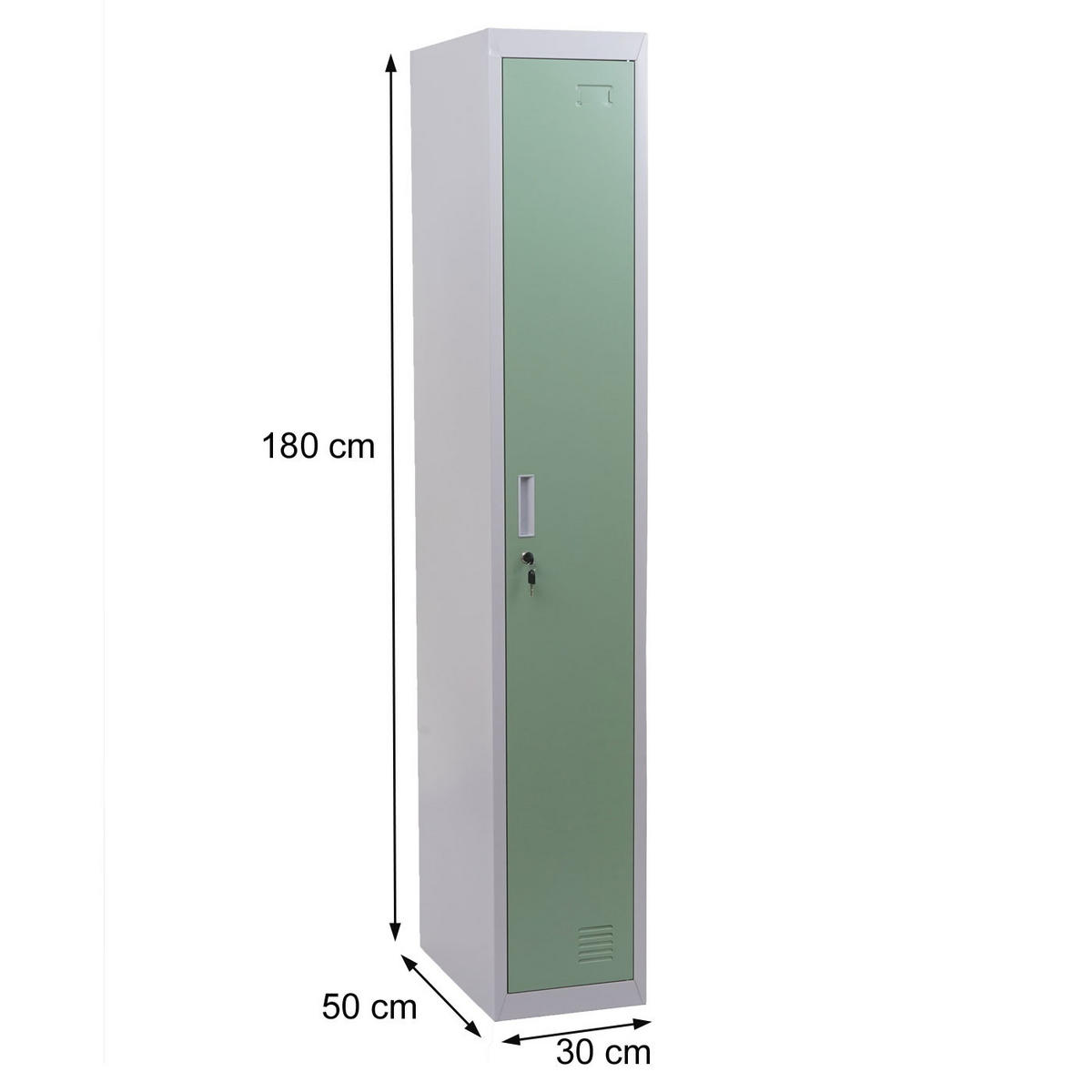 SPIND METALL NACH ASR A4.1 Grün - Grün, Metall (30/180/50cm) - MCW