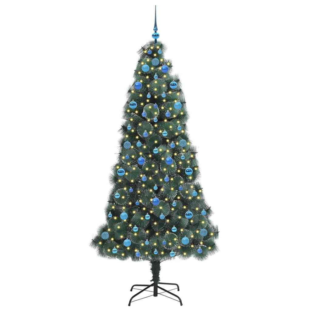 vidaXL Weihnachtsbaum Grün 210 cm