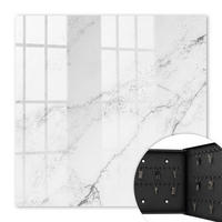 SCHLÜSSELBOX Schwarz 30x30 cm- Türöffnung nach rechts - Graue Eleganz - Grau, Metall (30/30/5cm) - TULUP
