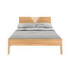 MASSIVHOLZBETT Wolomin in Naturfarben, Buche-lackiert, 160x200 - Buchefarben, Holz/Buchenholz (160/200cm) - Visby