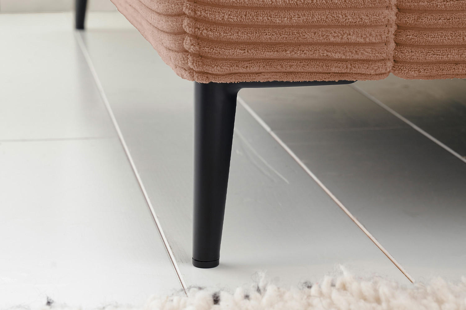 Thumbnail - Kawola Ecksofa, Braun, Textil, Echtholz, 3-Sitzer, Füllung: Schaumstoff, Ottomane rechts, L-Form, 272x190 cm, Wohnzimmer...