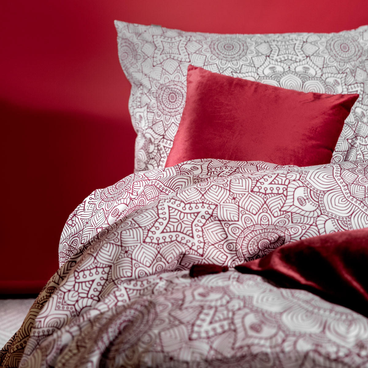 BETTWÄSCHE Calloway Mikrofaser 220/200 cm - Rosa, Textil (220/200cm) - Homla