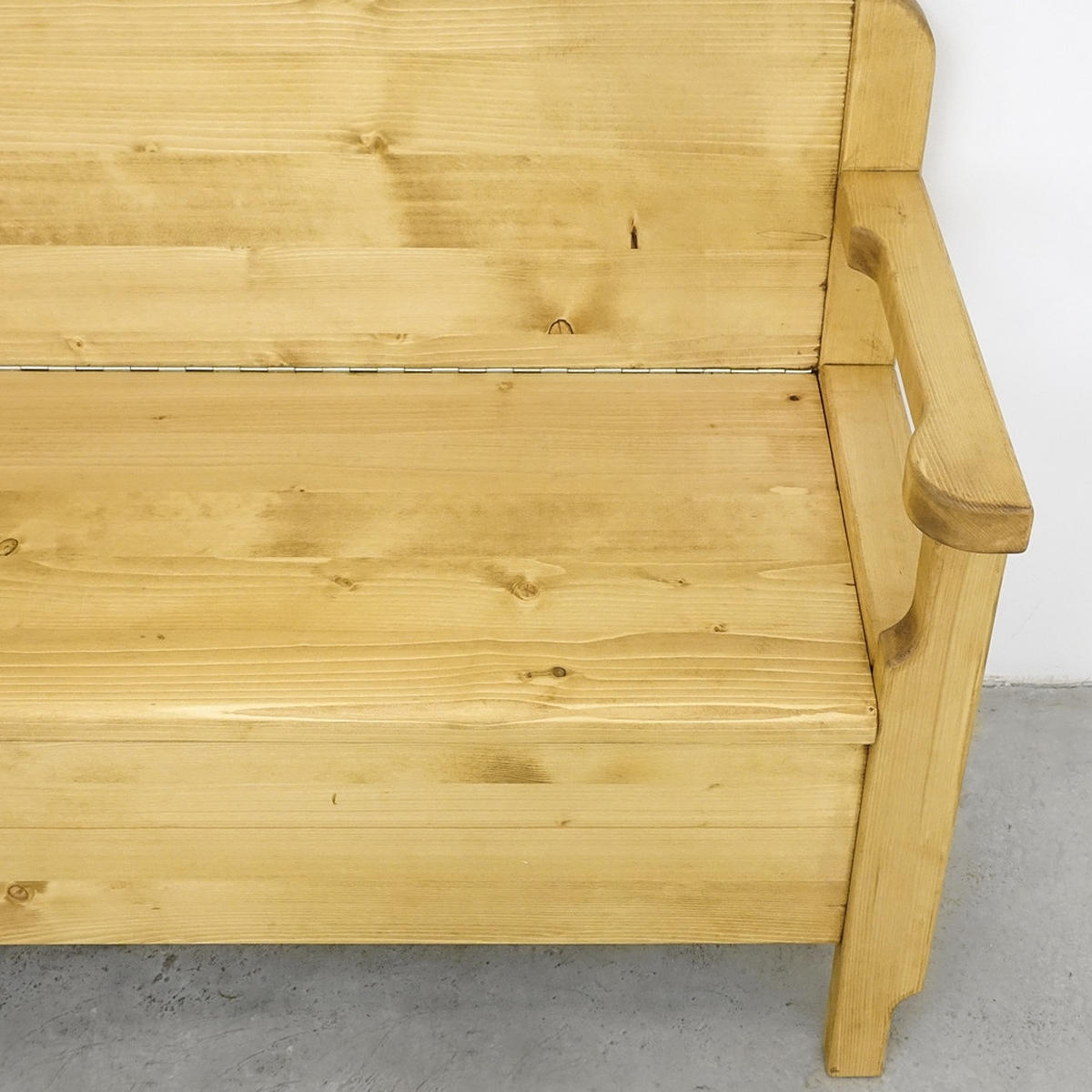 SITZBANK aus Massivholz MEXICANA - Honig, Holz (134/100/51cm) - Seart