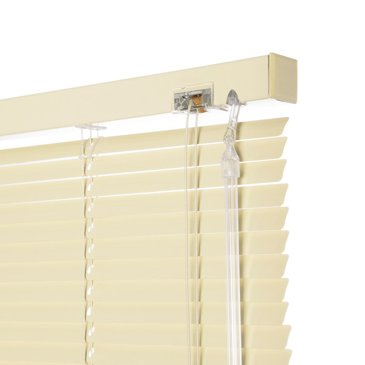 ALUMINIUMJALOUSIE 25mm Vanille 150 X 175 cm - Beige, Textil (150/175/175cm) - VIEWTEX