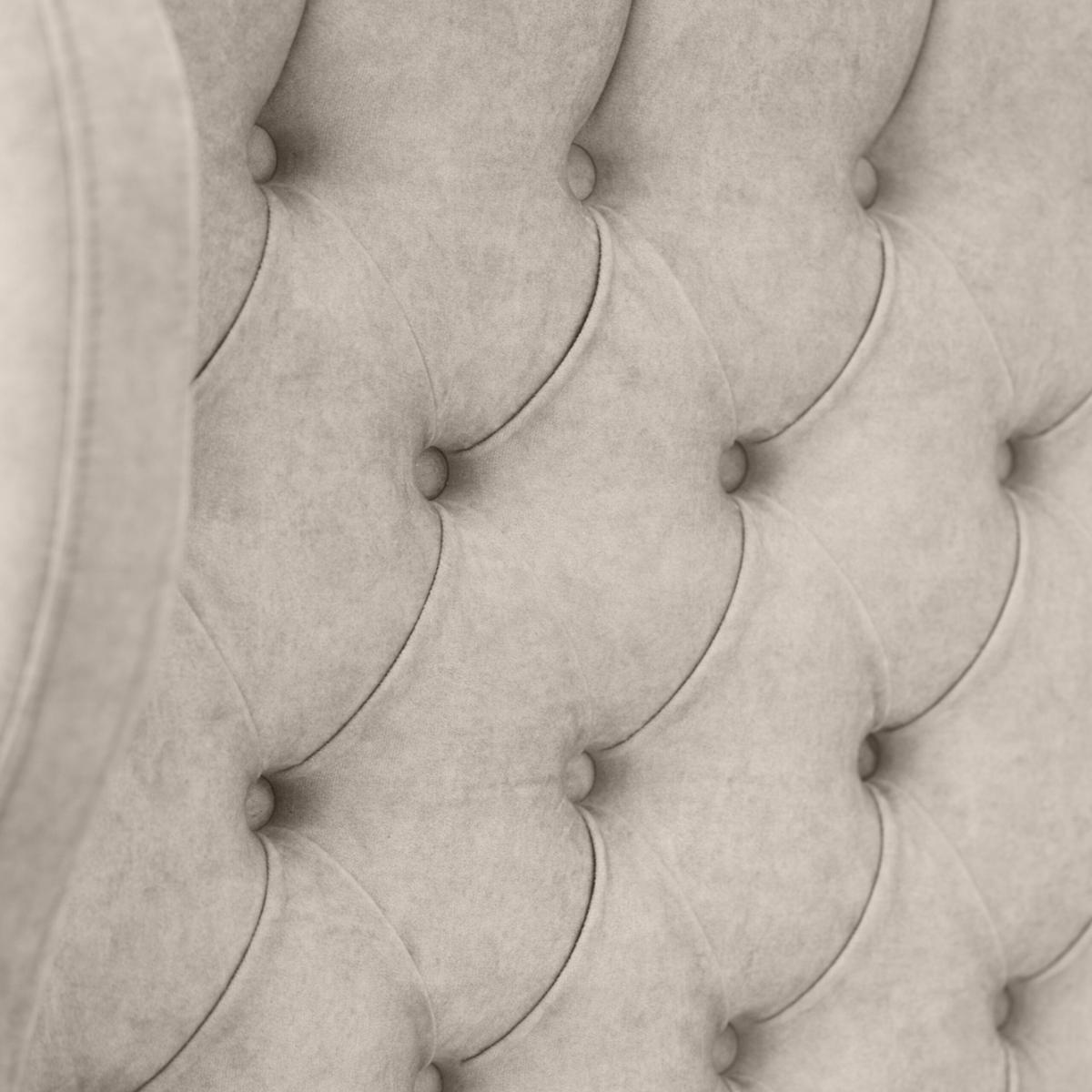 BETT mit Taschenmatratze LEGEND, Whisper-Stoff Gelb 140x200 cm - Gelb, Holz/Textil (140/200cm) - Kaiser Möbel