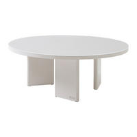 COUCHTISCH - 90 cm x 90 cm - holz - beige Dorlena - Beige, Holz (90/90/35cm) - Vente-Unique