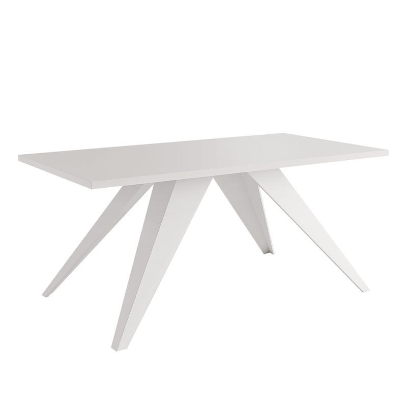 COUCHTISCH AIRA 120/60/48 cm Rechteckig, Weiß - Weiß, Metall (60/120/48cm) - Idohome