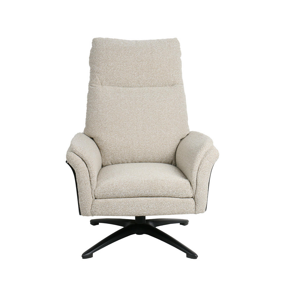 SESSEL + FUßHOCKER Zenza - Beige - 200/100/76 cm - Beige, Textil (200/76/100cm) - LABEL51