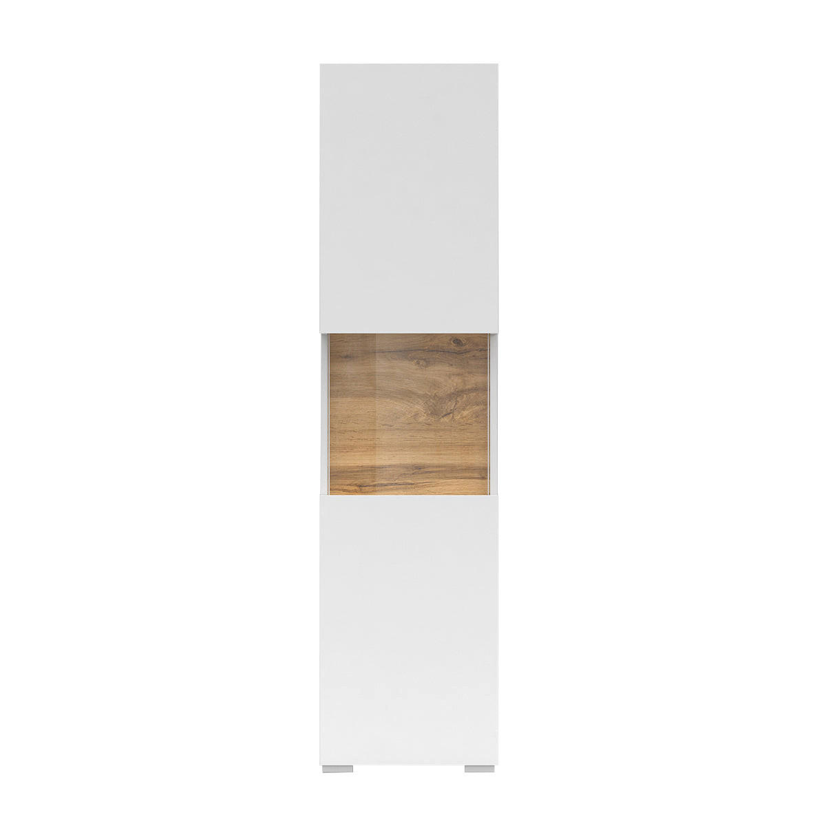 VITRINE Glora Weiß - Weiß, Holzwerkstoff (36/140/30cm) - Petits-meubles