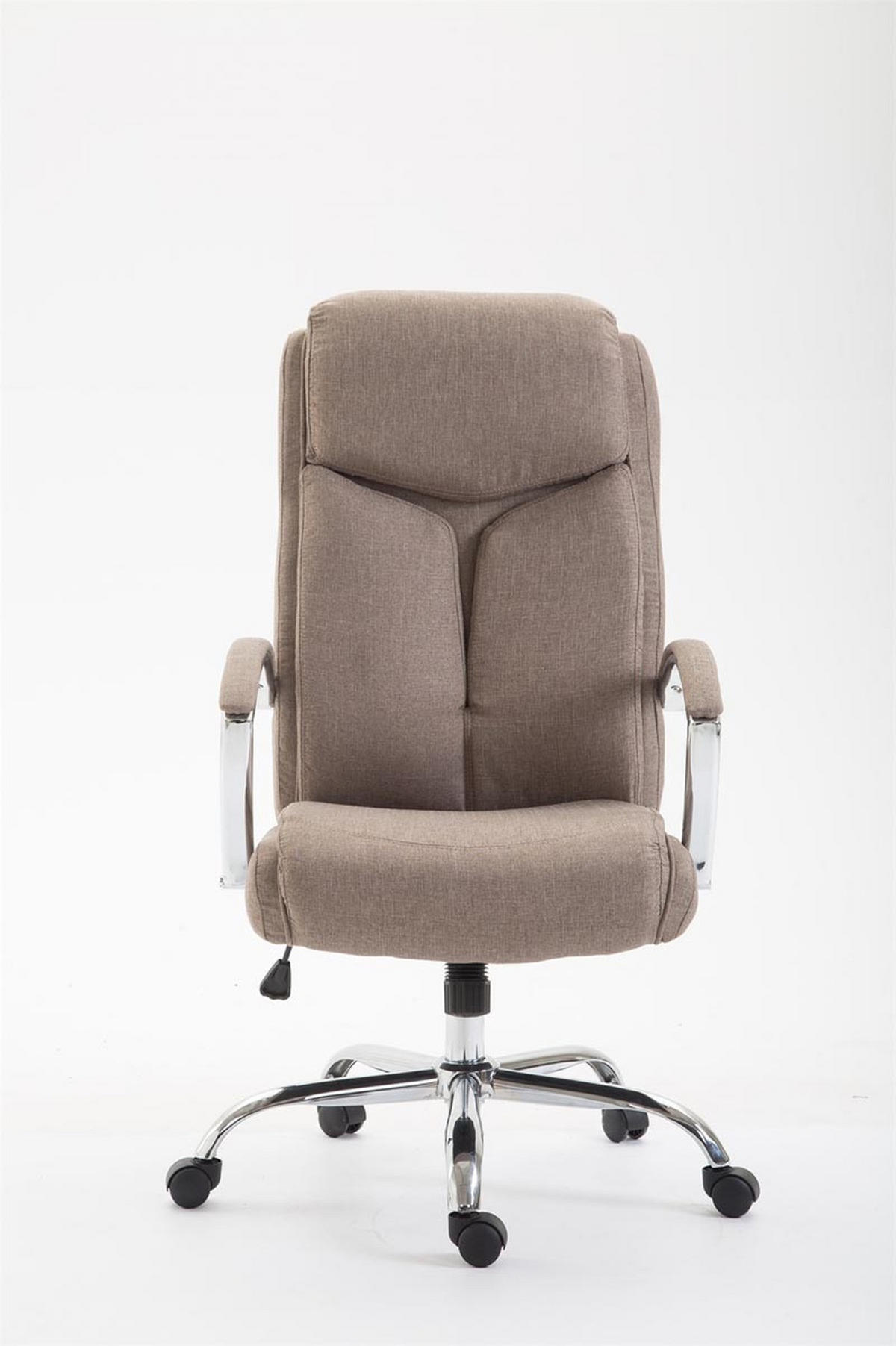 BÜROSTUHL Volute, Stoff Taupe - Taupe, Textil/Metall (65/125/73cm) - TPFLiving