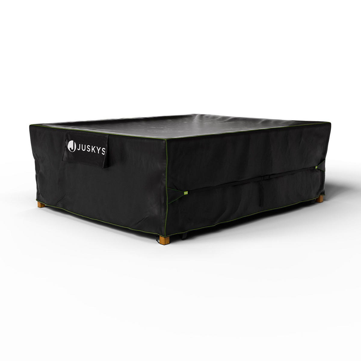 GARTENMÖBELABDECKUNG CoverSafe Pro schwarz - Schwarz, Kunststoff (250/100/300cm) - Juskys