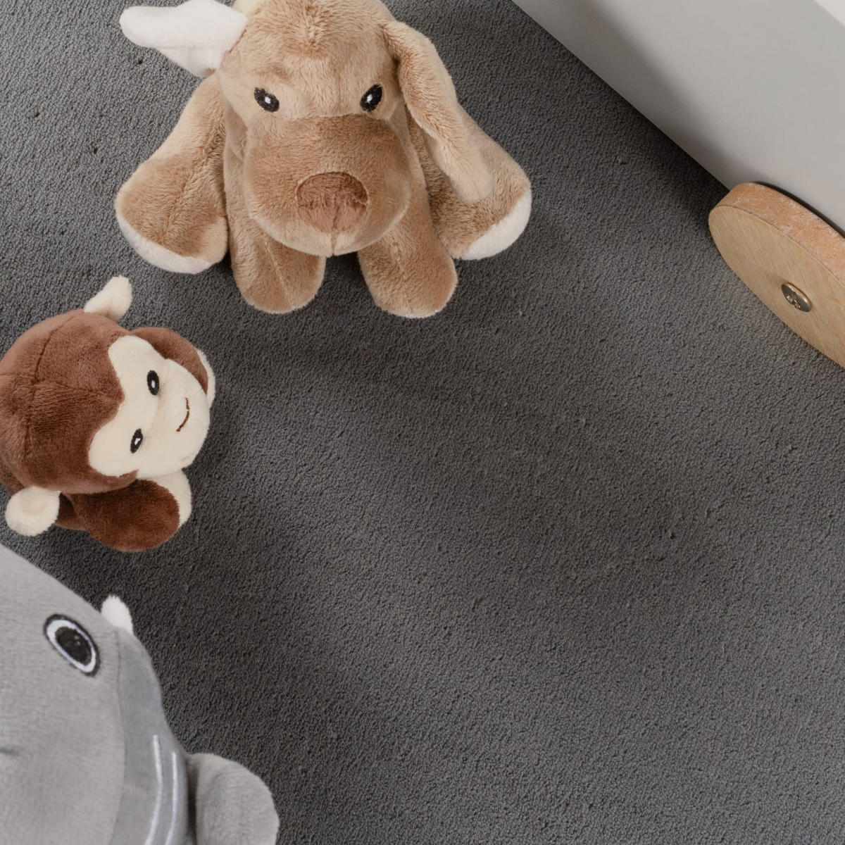 KINDERTEPPICH 200/200 cm Tatami 475 - Anthrazit, Kunststoff (200/200cm) - Paco Home