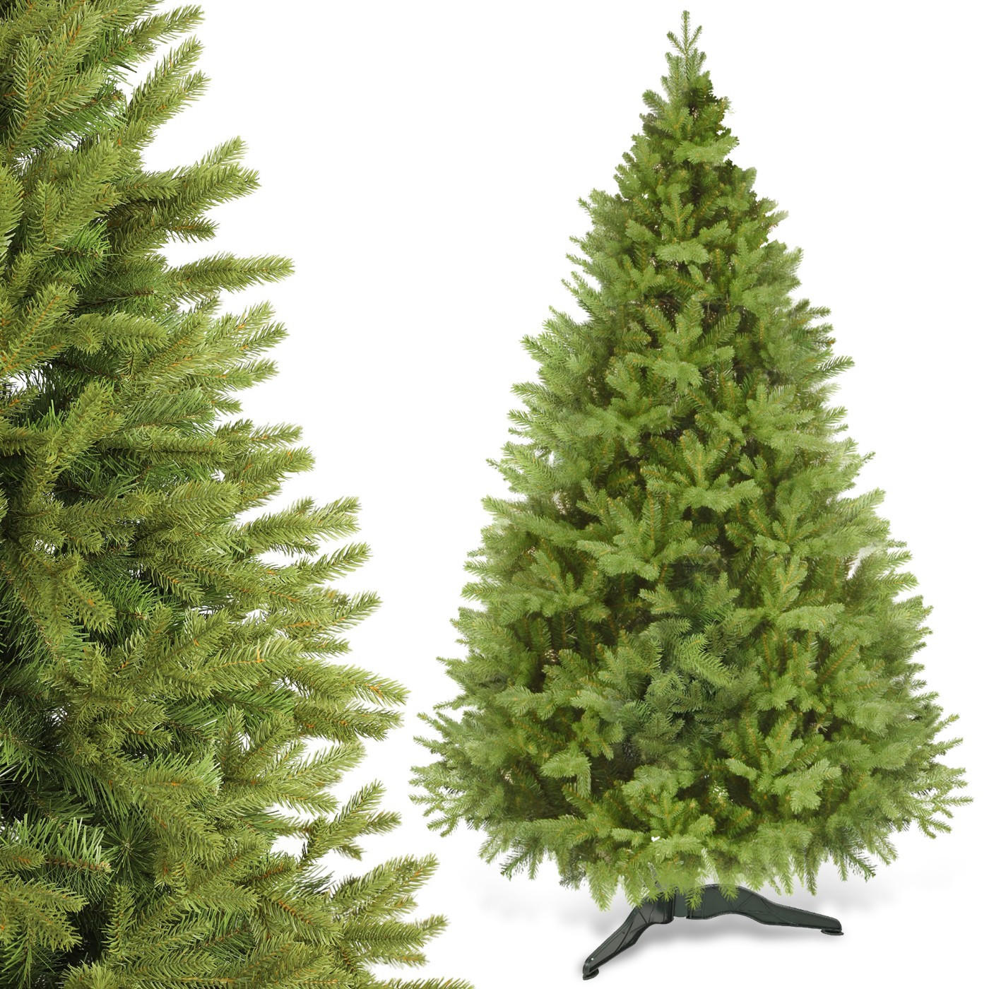 KADAX Künstlicher Weihnachtsbaum 180 cm Fichte Pe Premium Dense - Grün, Kunststoff (180cm) - KADAX