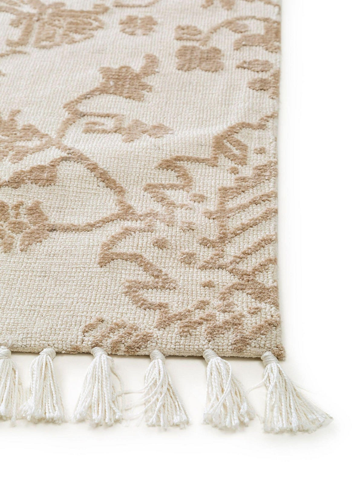 TEPPICH Teppich Elias Beige - Beige, Textil (200/1cm) - KUNSTLOFT