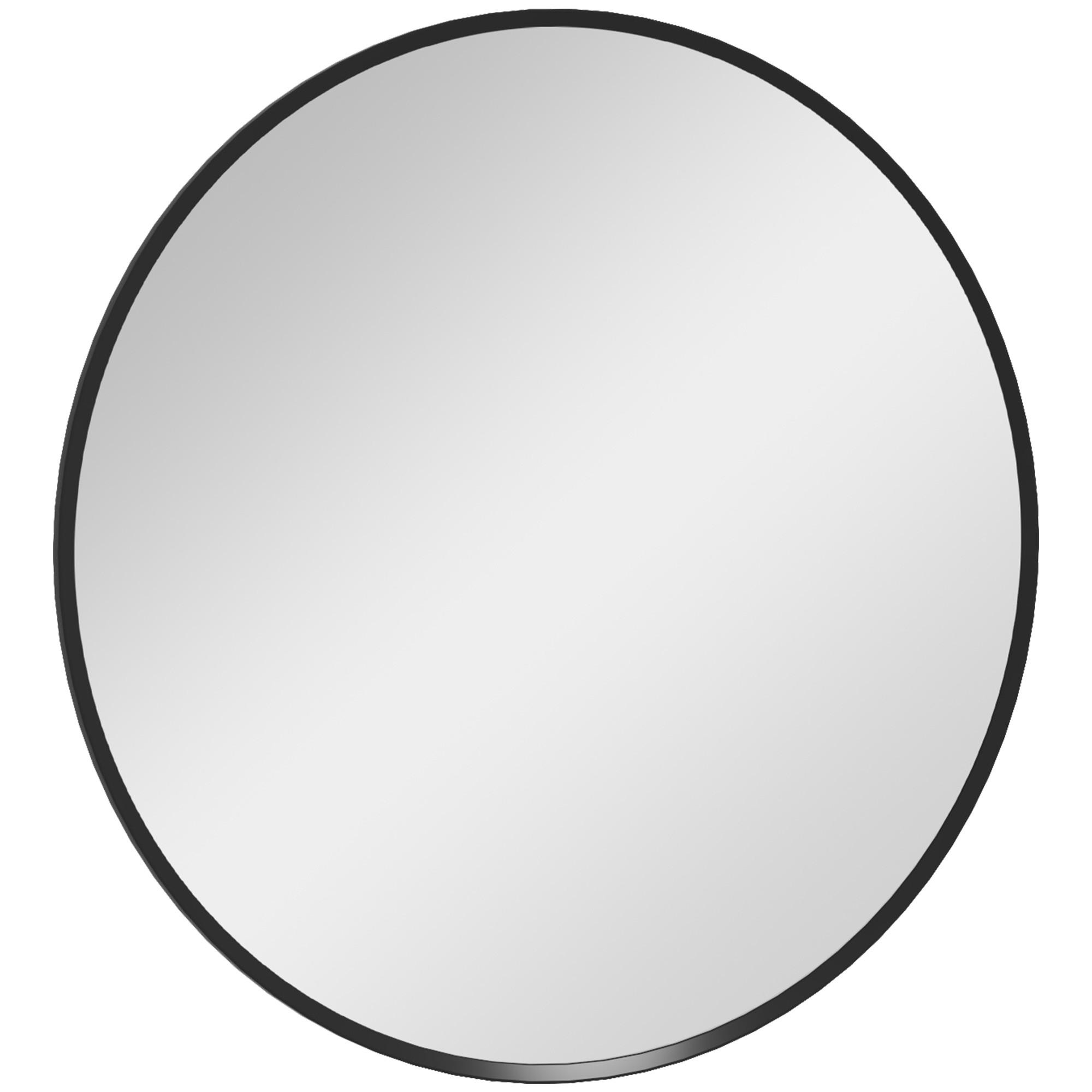 WANDSPIEGEL - Schwarz, Glas/Metall (1/61/61cm) - HOMCOM