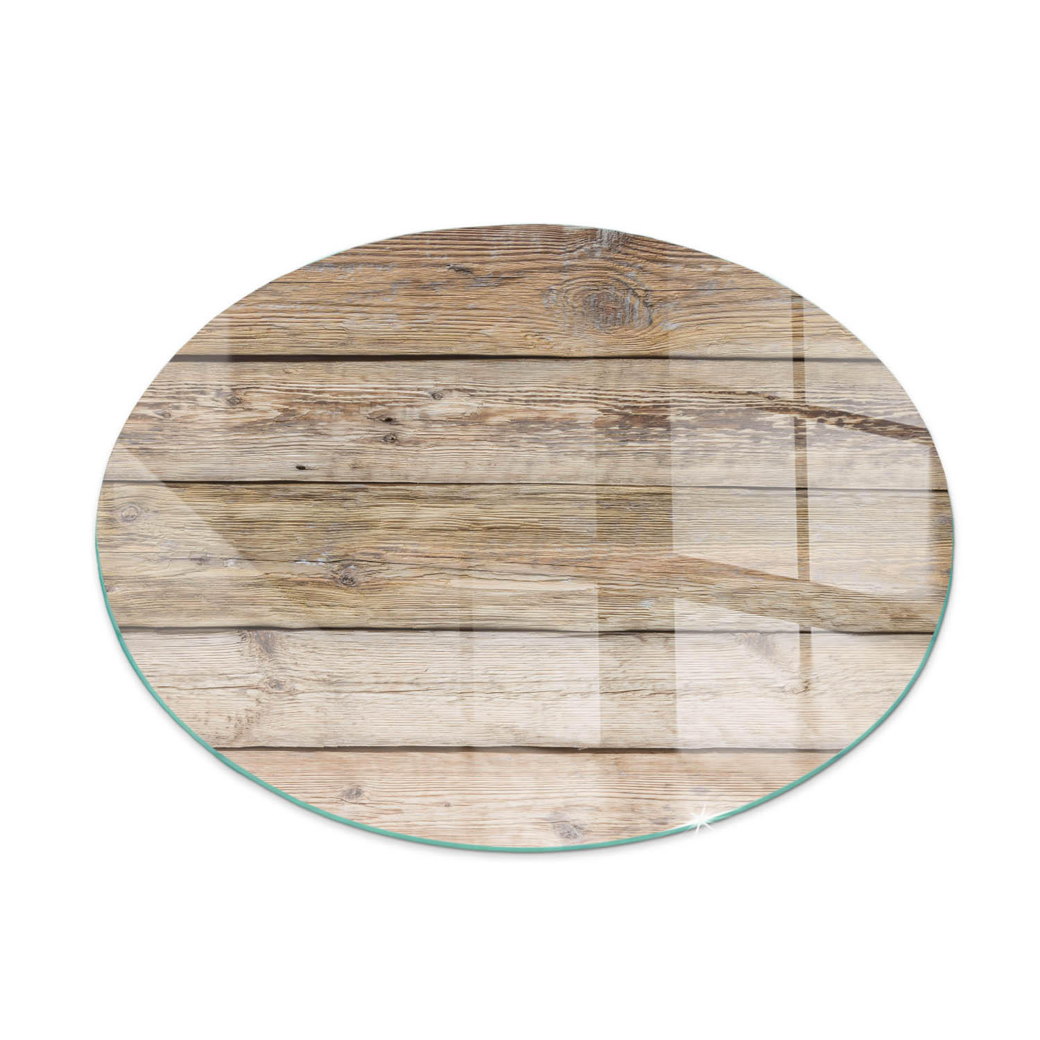 ArtPrintCave Glasplatte Beige 90x90x0.4 cm