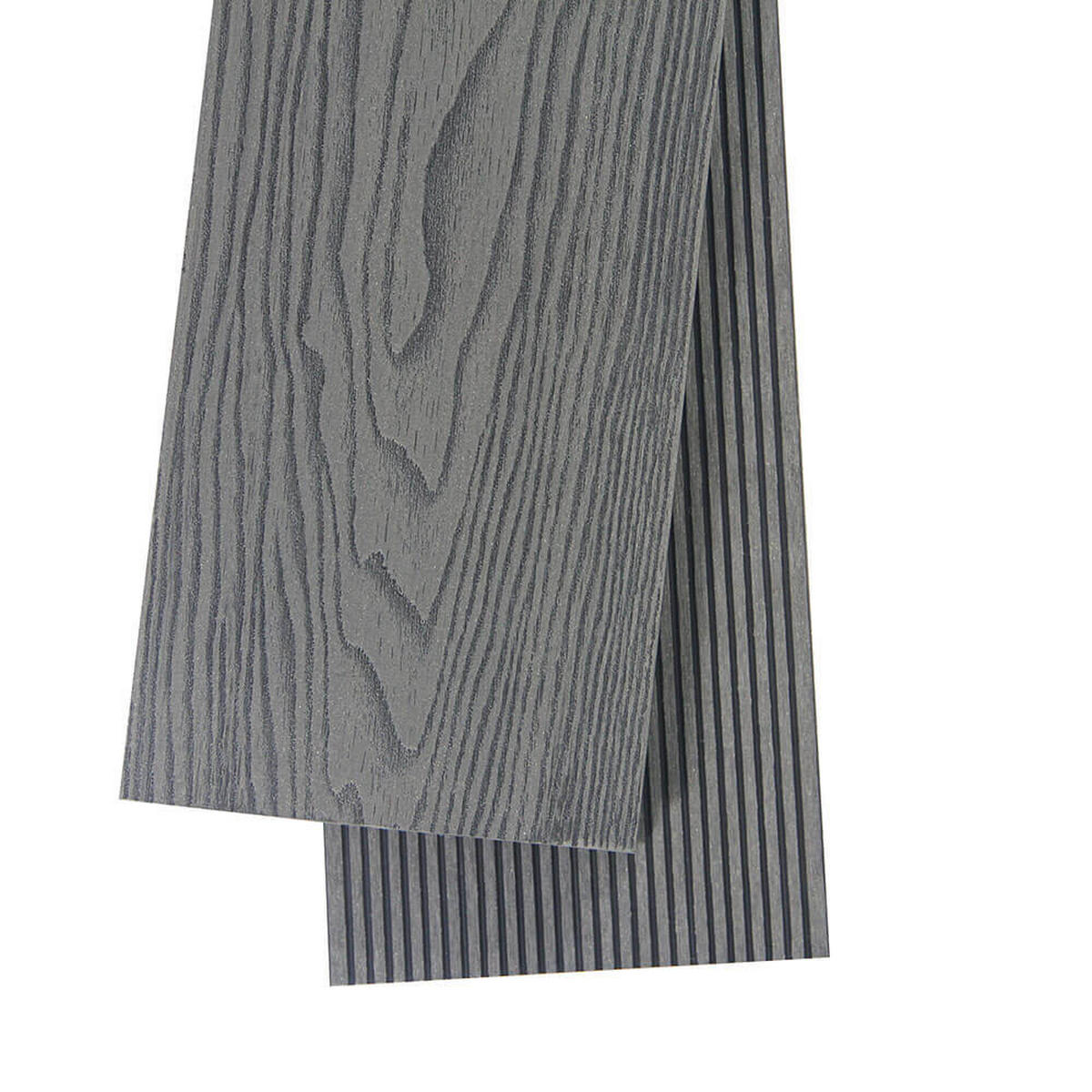 TERRASSENDIELEN SAMANA PREMIUM - Anthrazit, 50m² - Anthrazit, Kunststoff (220/14.6/2.5cm) - Home Deluxe