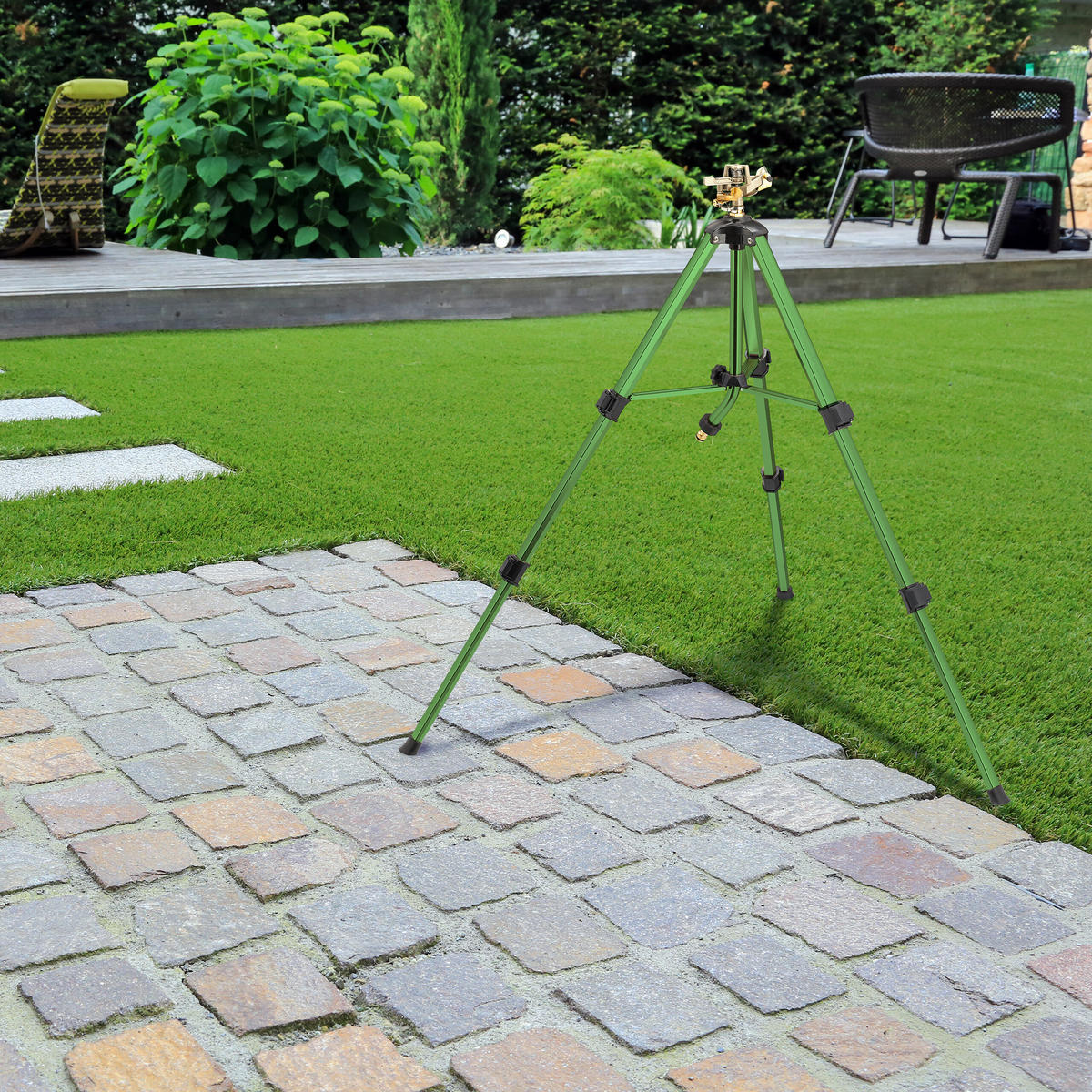 SPRINKLER - Multicolor, Metall (94/90/82cm) - Relaxdays