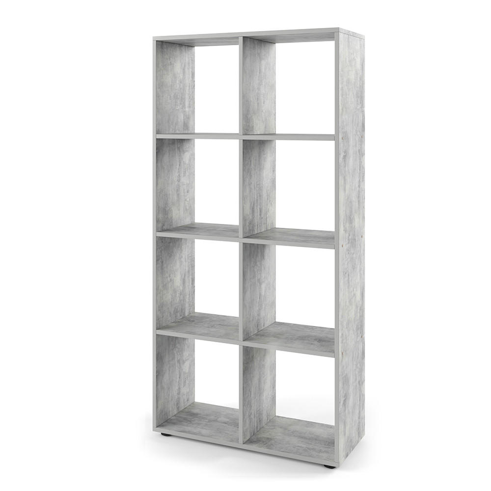 RAUMTEILER Scutum Beton 143 x 72 cm - Grau, Holzwerkstoff (143/72/29cm) - Vicco
