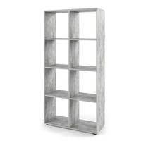 RAUMTEILER Scutum Beton 143 x 72 cm - Grau, Holzwerkstoff (143/72/29cm) - Vicco