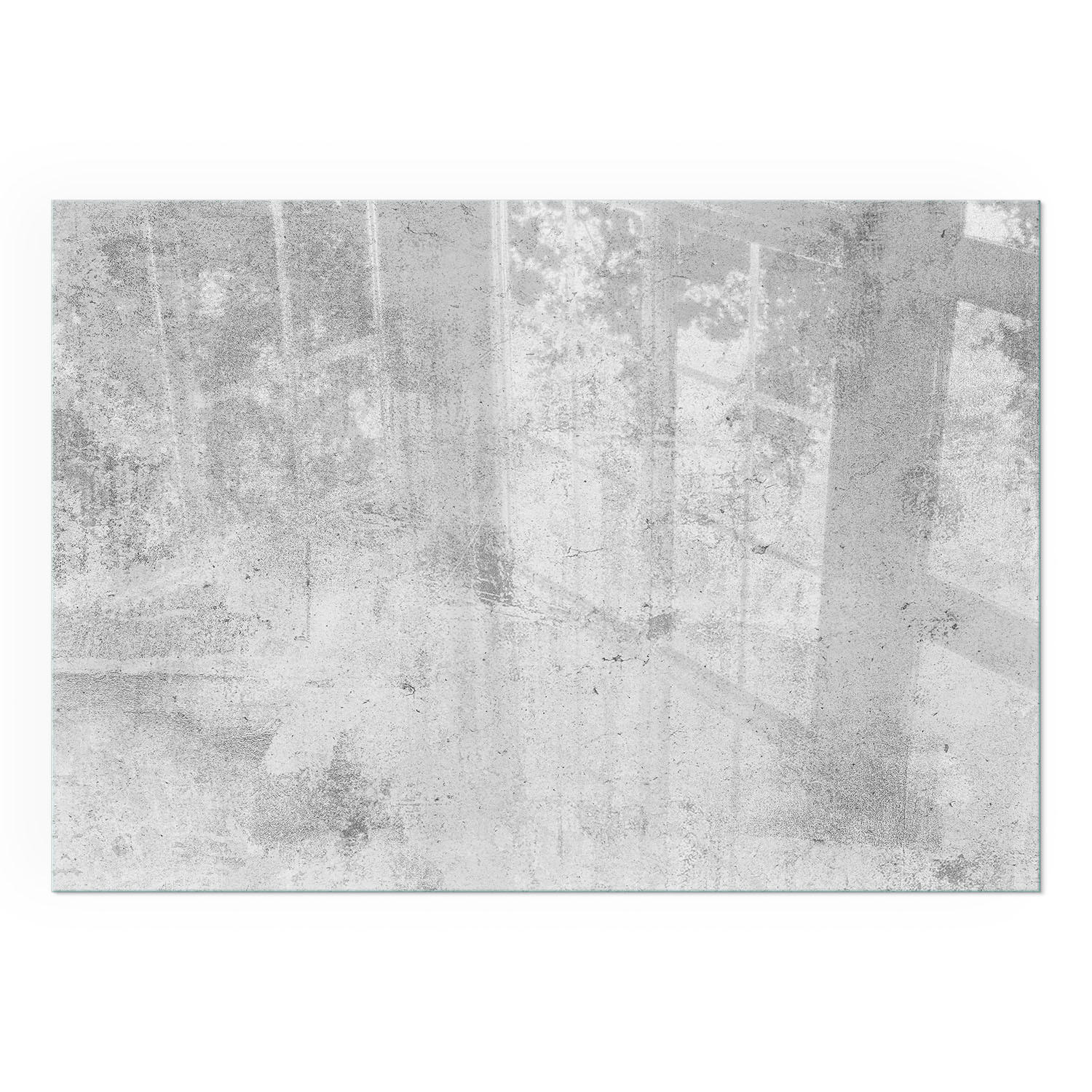 GLASPLATTE für Kamin 100x70 cm - Grau, Glas (100/70/0.4cm) - TULUP