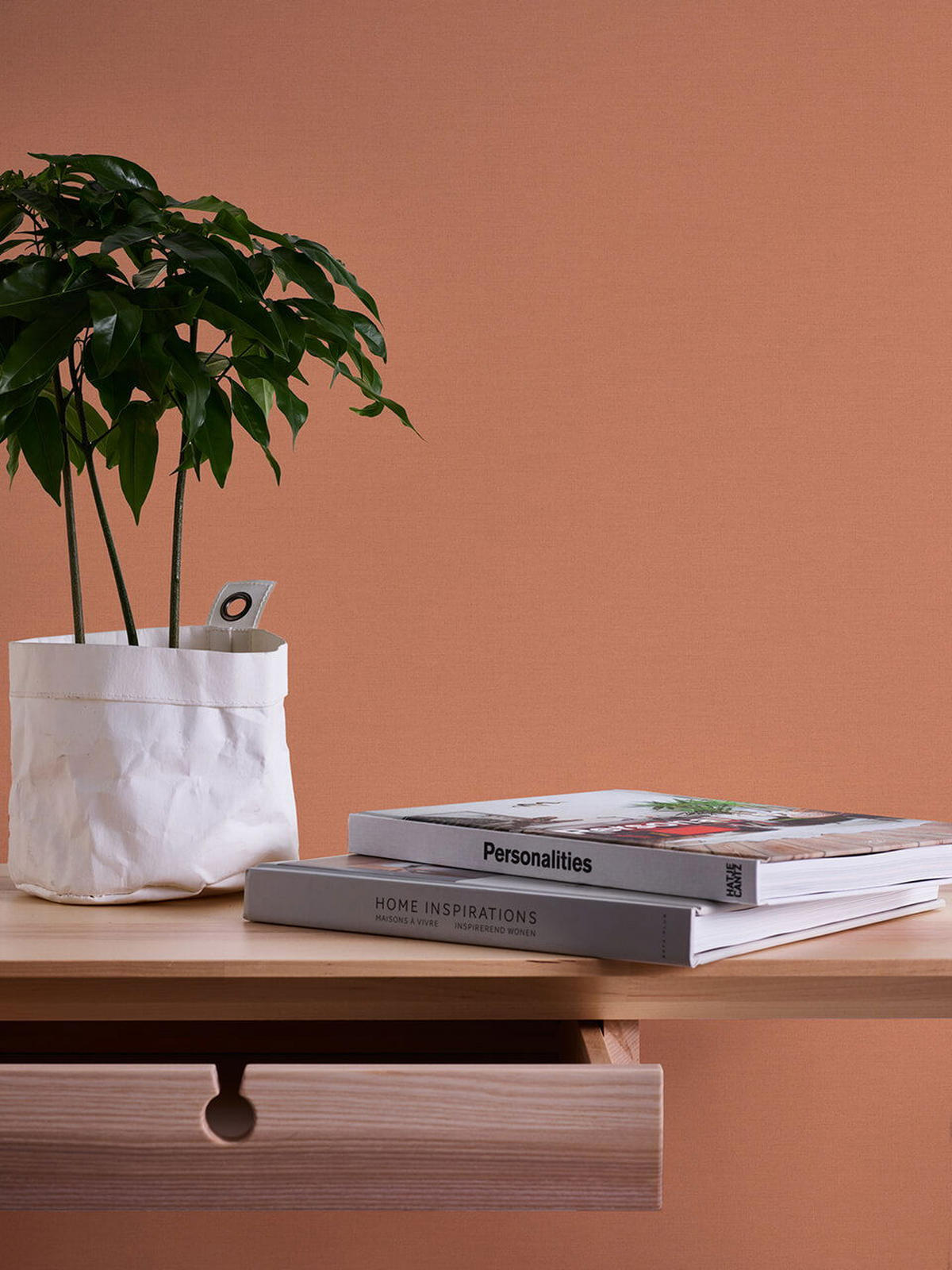VLIESTAPETE Orange 53/1005 cm - Orange, Textil (53/1cm) - KUNSTLOFT