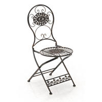 GARTENSTUHL Moni bronze - Braun, Metall (43/50/91.5cm) - TPFGarden