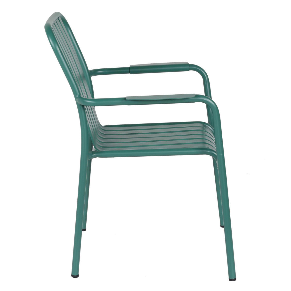 GARTENSTUHL, Grün - Grün, Metall (62/85/61cm) - Oviala