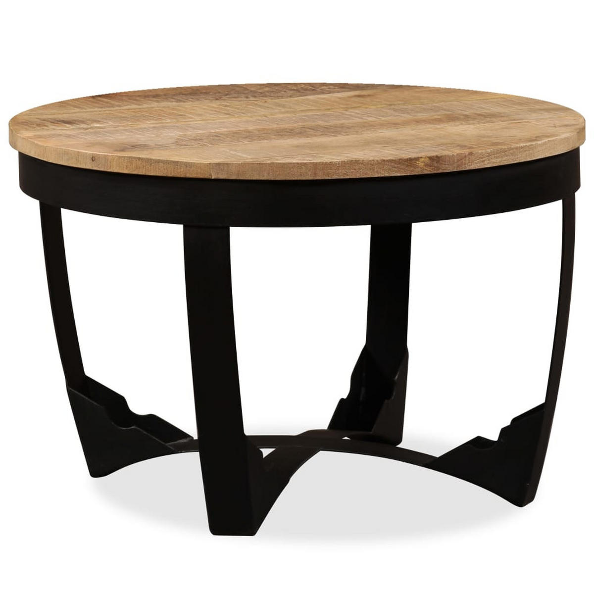 COUCHTISCH Raues Massivholz Mango 60x40 cm - Braun, Holzwerkstoff (60/60/40cm) - furnicato