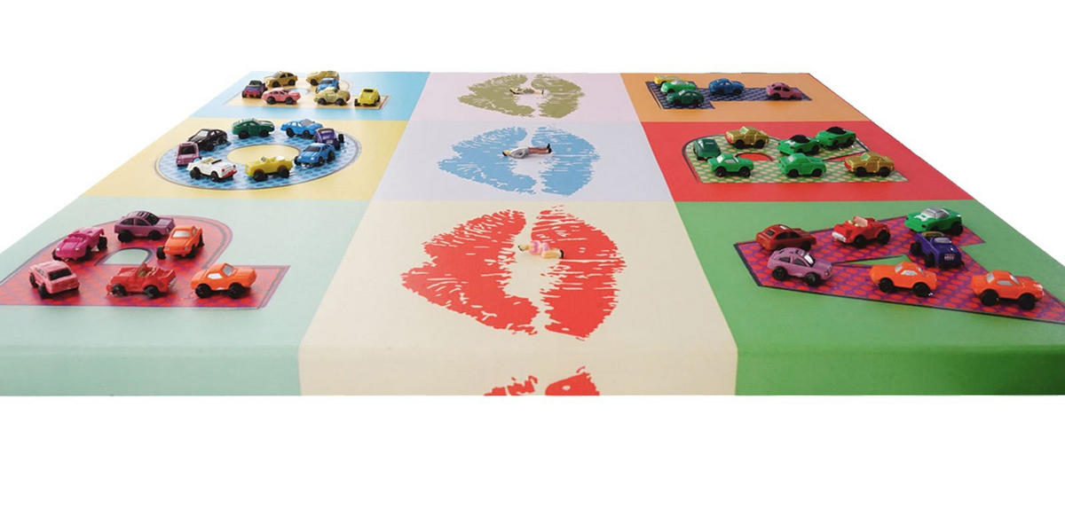 LEINWANDBILD POP ART + AUTOS Mehrfarbig - Multicolor, Textil (60/60cm) - MCW