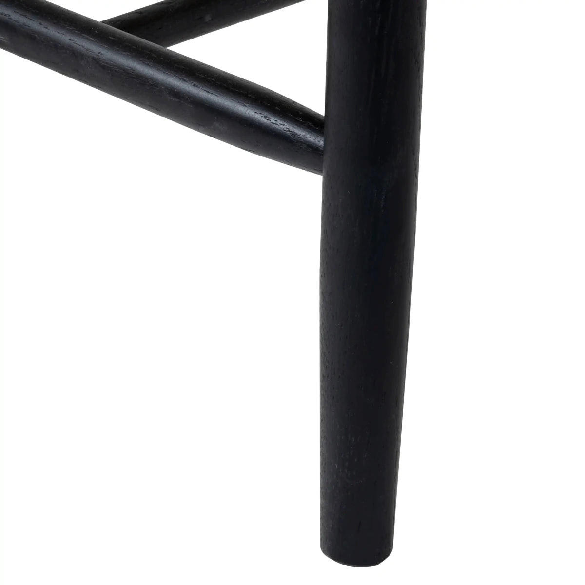 SITZBANK 110/35/47 cm Rattan / Eiche Schwarz - Schwarz, Holz/Papier (110/47/35cm) - Furnhouse