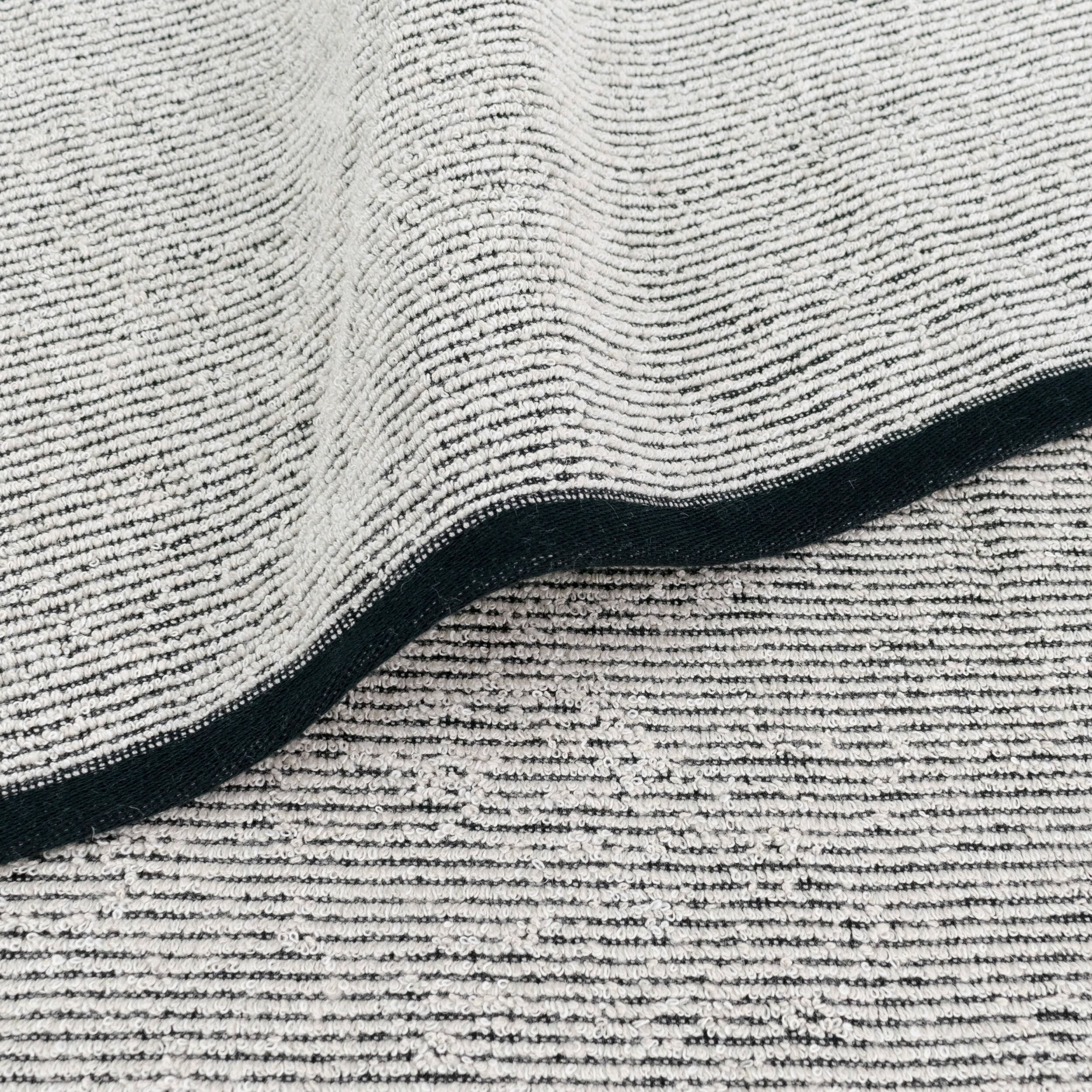 HANDTUCH EDEN - Schwarz/Naturfarben, Textil (50/100cm) - MÖVE