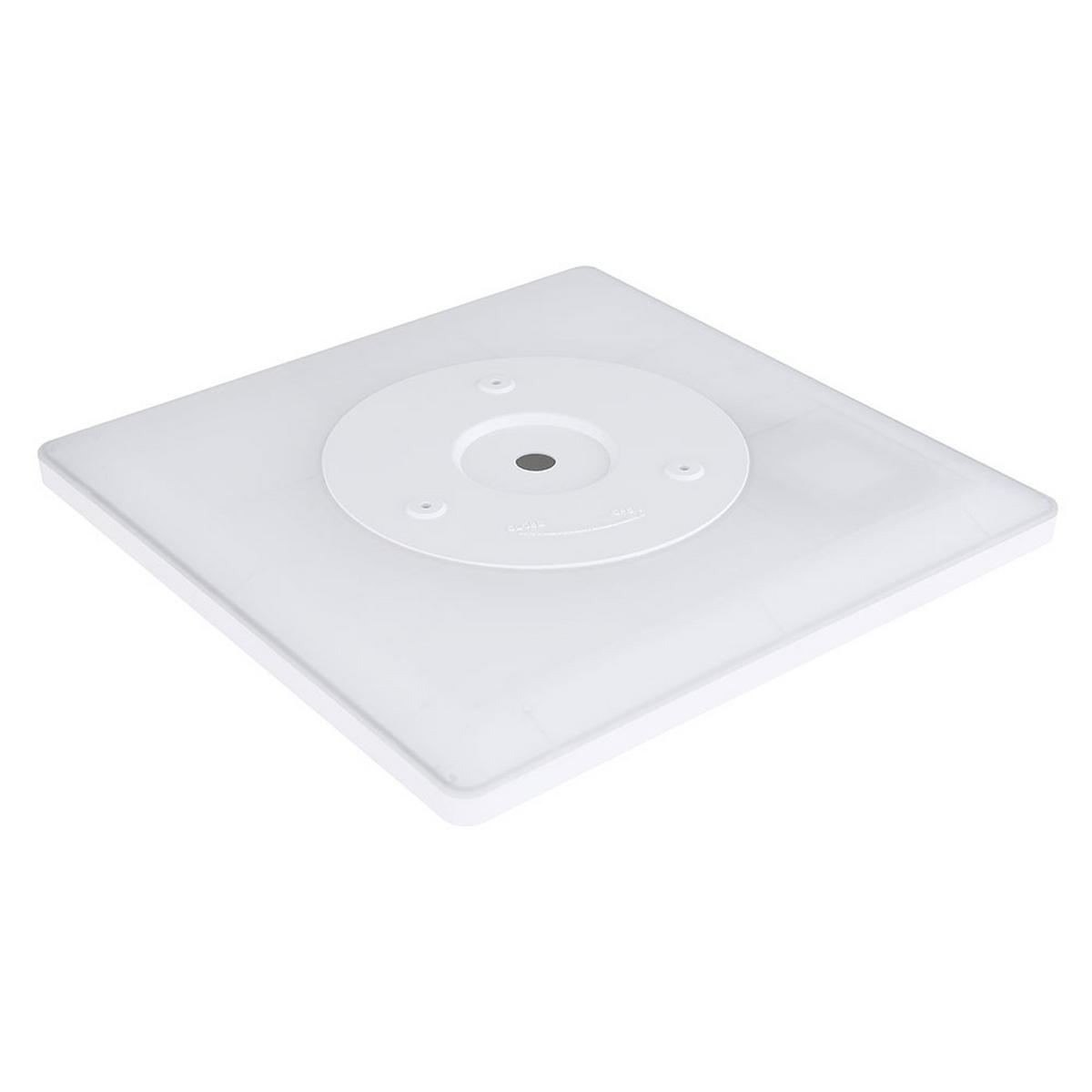 LED DECKENLEUCHTE Metall Weiß - Weiß, Kunststoff (42/42/2.5cm) - Globo Lighting