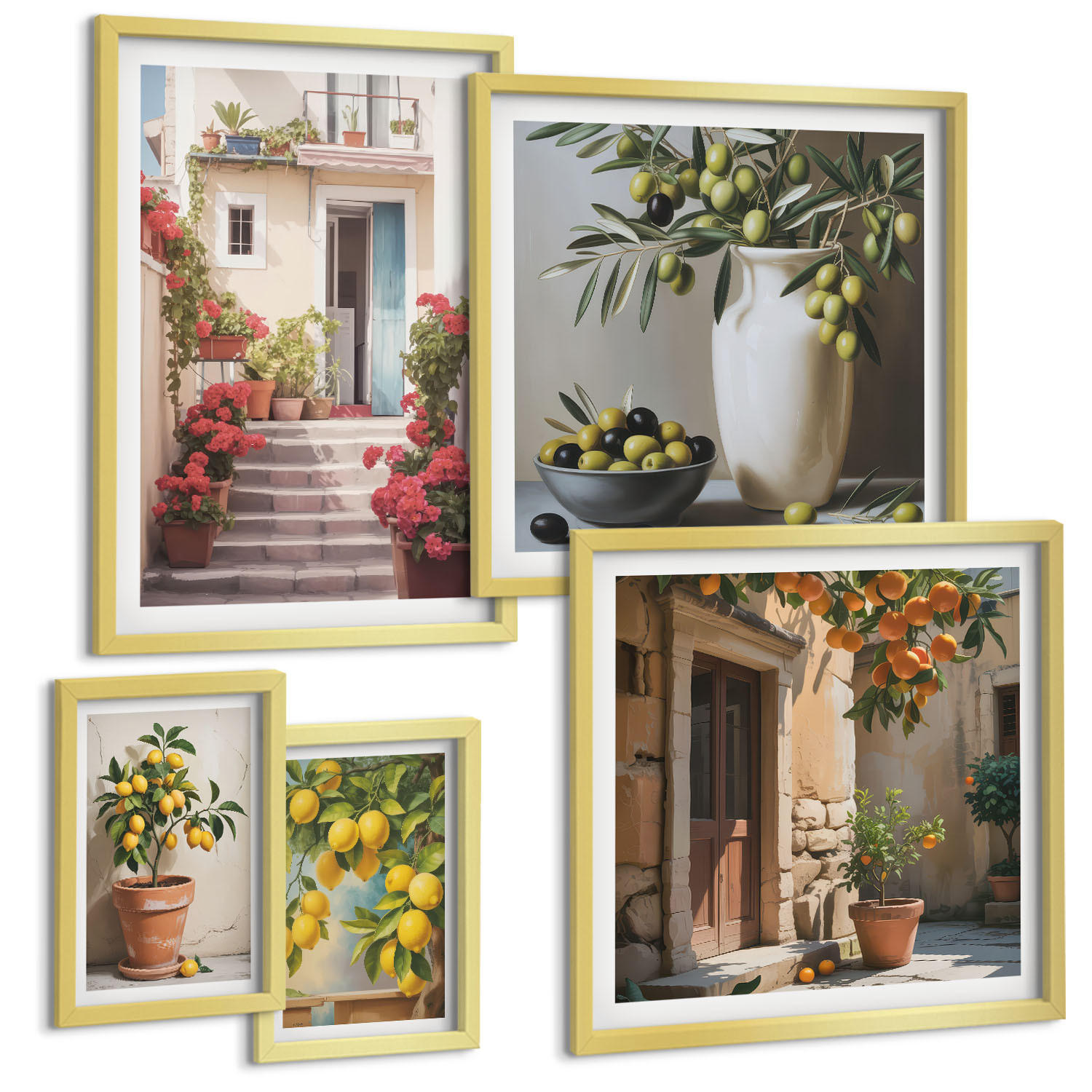 Tulup Bilder Gold 40x60 cm