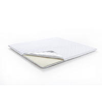 TOPPER VISCOELASTISCHER SCHAUM SOLO Weiß - Weiß, Textil (180/200cm) - KAWOLA