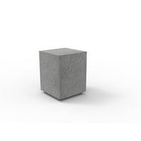 BEISTELLTISCH TEVERE aus GF-Beton, Wetterbeständig, 35x35x46 cm - Grau, Naturmaterialien (35/35/46cm) - Elementi